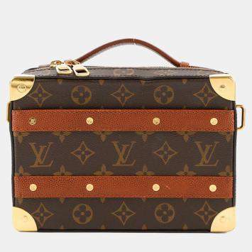 Pre Owned Louis Vuitton Soft Trunk Brown Monogram Nbacollaboration