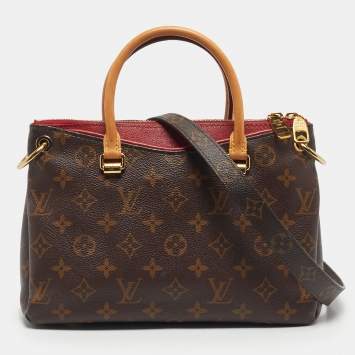 Pre Owned Louis Vuitton Cerise Monogram Canvas Pallas BB Bag