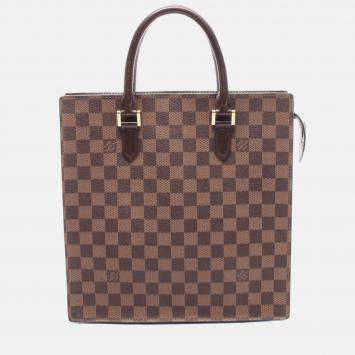 Pre Owned Louis Vuitton Venice PM Damier Ebene Canvas Tote Bag