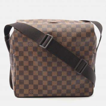 Pre Owned Louis Vuitton Naviglio Damier Ebene Canvas Crossbody Bag