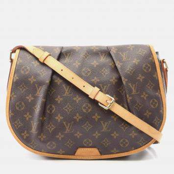 Pre Owned Louis Vuitton Menilmontant Mm Shoulder Crosbody Bag Monogram