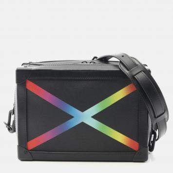 Pre Owned Louis Vuitton Soft Trunk  Rainbow Taiga Leather Bag