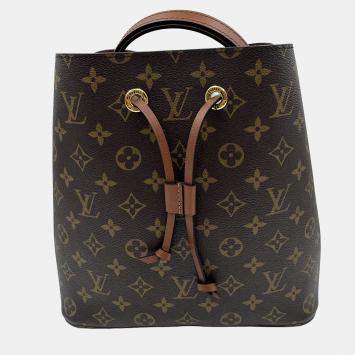 Pre Owned Louis Vuitton Monogram Canvas NeoNoe MM Bag brown