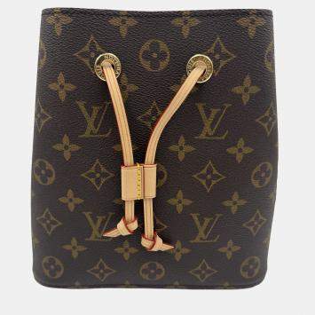 Pre Owned Louis Vuitton Neonoe BB Brown Monogram Shoulder Bag