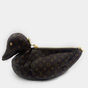 Pre Owned Louis Vuitton X Nigo Duck Bag Brown Monogram