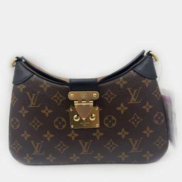 Pre Owned Louis Vuitton Twinny Other Brown Monogram Canvas Bag