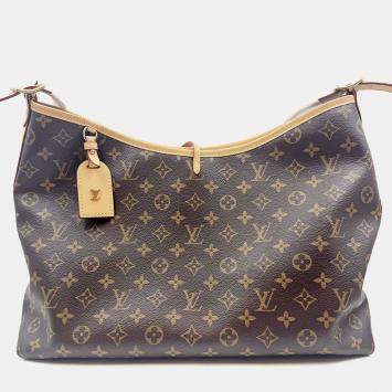 Pre Owned Louis Vuitton Carryall NM MM Bordeaux Monogram Bag