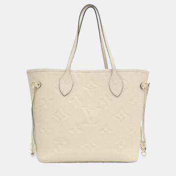 Pre Owned Louis Vuitton Monogram Empreinte Neverfull MM Handbag
