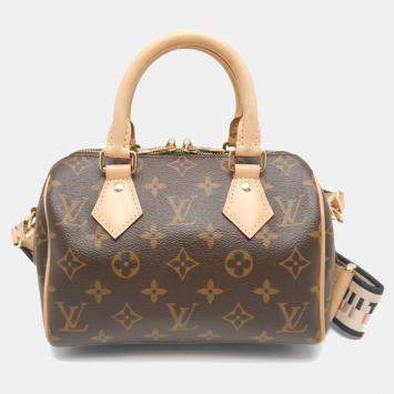Pre Owned Louis Vuitton Monogram Speedy Bandouliere 20 Handbag
