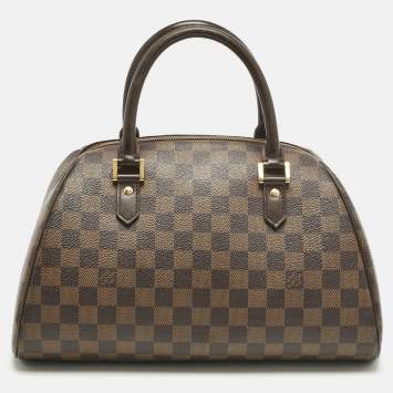 Pre Owned Louis Vuitton Damier Ebene Canvas Ribera MM Bag