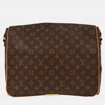 Pre Owned Louis Vuitton Brown Monogram Abbesses Messenger Bag
