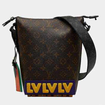 Pre Owned Louis Vuitton Brown Monogram LV Rubber Cruiser