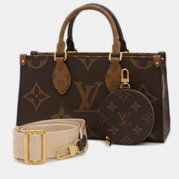 Pre Owned Louis Vuitton OnTheGo EW Black Shoulder Bag