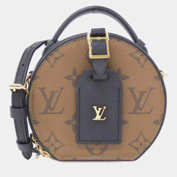 Pre Owned Louis Vuitton Monogram Reverse Mini Boite Chapeau Shoulder Bag