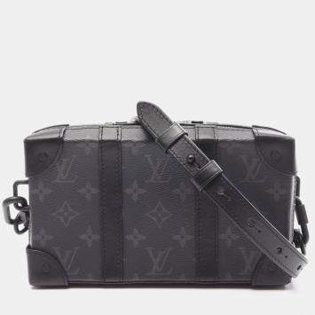 Pre Owned Louis Vuitton Soft Trunk Monogram Eclipse Crossbody Bag