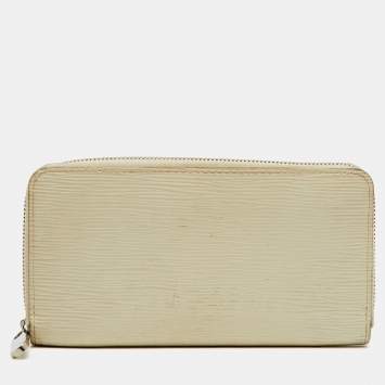 Pre Owned Louis Vuitton Ivorie Epi Leather Zippy Wallet