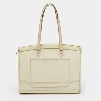 Pre Owned Louis Vuitton Ivorie Epi Leather Madeleine GM Bag