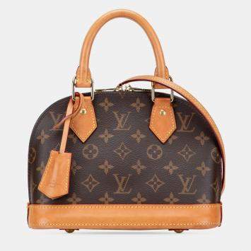 Pre Owned Louis Vuitton Brown Monogram Alma BB
