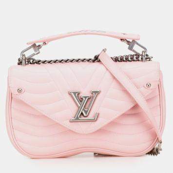 Pre Owned Louis Vuitton Pink New Wave Chain Bag MM