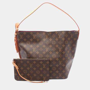 Pre Owned Louis Vuitton All-In GM Brown  Coated Canvas And Leather Shoulder Bag