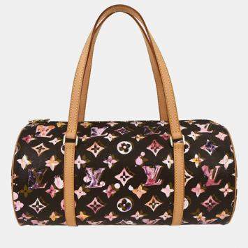 Pre Owned Louis Vuitton Monogram Watercolor Papillon 30 Handbag