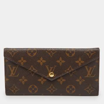 Pre Owned Louis Vuitton Monogram Canvas Long Origami Wallet