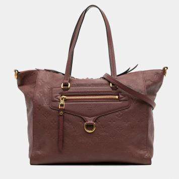Pre Owned Louis Vuitton Red Monogram Empreinte Lumineuse PM