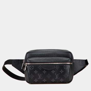 Pre Owned Louis Vuitton Black Monogram Eclipse Outdoor Bumbag