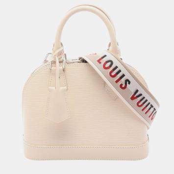 Pre Owned Louis Vuitton Cream Epi Alma BB