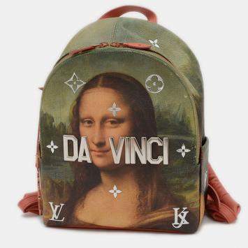 Pre Owned Louis Vuitton Da Vinci Palm Springs Canvas Backpack