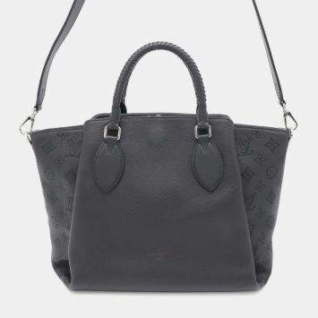 Pre Owned Louis Vuitton Haumea Galet Monogram Mahina Leather Tote Bag