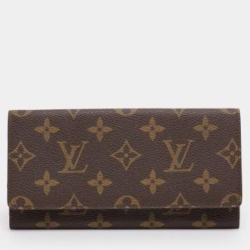 Pre Owned Louis Vuitton Monogram Canvas Bill Flap Wallet