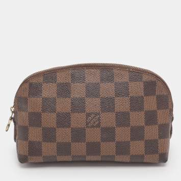 Pre Owned Louis Vuitton Damier Ebene Canvas Cosmetic Pouch