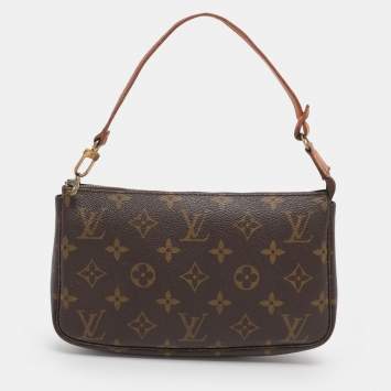 Pre Owned Louis Vuitton Monogram Canvas Pochette Accessoires