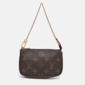 Pre Owned Louis Vuitton Monogram Canvas Mini Pochette Accessoires