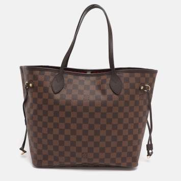 Pre Owned Louis Vuitton Damier Ebene Canvas Neverfull MM Bag