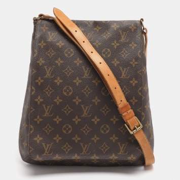 Pre Owned Louis Vuitton Monogram Canvas Musette Salsa GM Bag