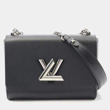 Pre Owned Louis Vuitton Twist MM Black Epi Leather Shoulder Bag