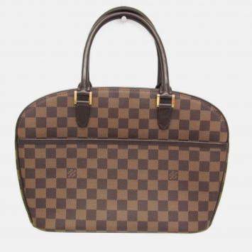 Pre Owned Louis Vuitton Brown Damier Sarria Horizontal Handbag 