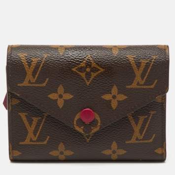 Pre Owned Louis Vuitton Monogram Canvas Victorine Wallet