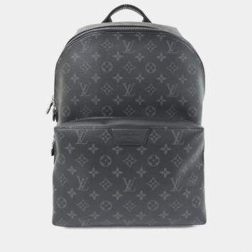 Pre Owned Louis Vuitton Black Monogram Eclipse Backpack