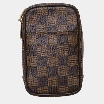 Pre Owned Louis Vuitton Damier Ebene Okapi PM Pouch