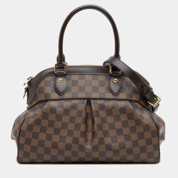 Pre Owned Louis Vuitton Brown Damier Ebene Trevi PM