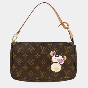 Pre Owned Louis Vuitton Monogram Panda Pochette Accessoires Handbag