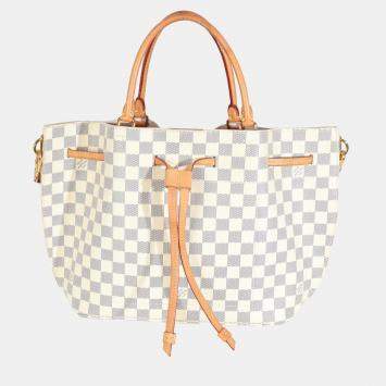 Pre Owned Louis Vuitton Damier Azur Canvas Girolata