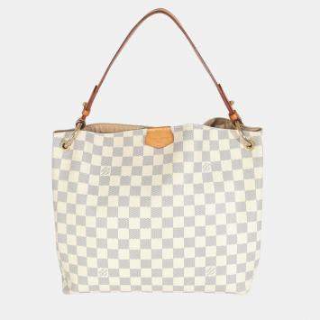 Pre Owned Louis Vuitton Damier Azur Canvas Graceful PM