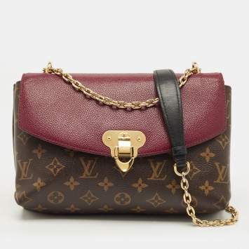 Pre Owned Louis Vuitton Bordeaux Monogram Canvas Saint Placide Bag