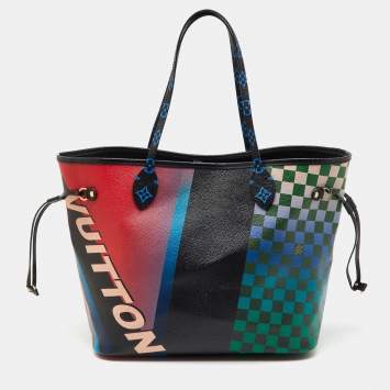 Pre Owned حقيبة لوي فيتون نيفرفل "إم إم" داميه كانفاس إصدار محدود سباق