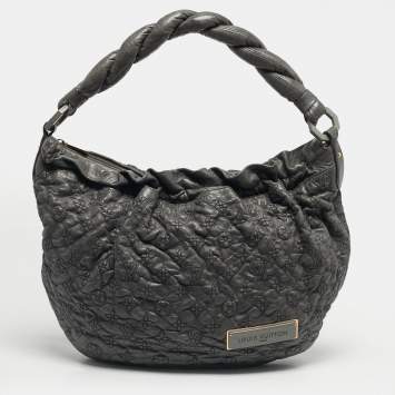 Pre Owned Louis Vuitton Anthracite Monogram Leather Olympe Nimbus GM Bag