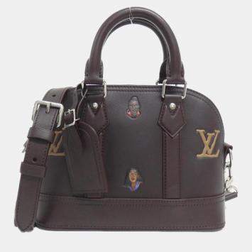 Pre Owned Louis Vuitton Alma BB Leather Top Handle Bag